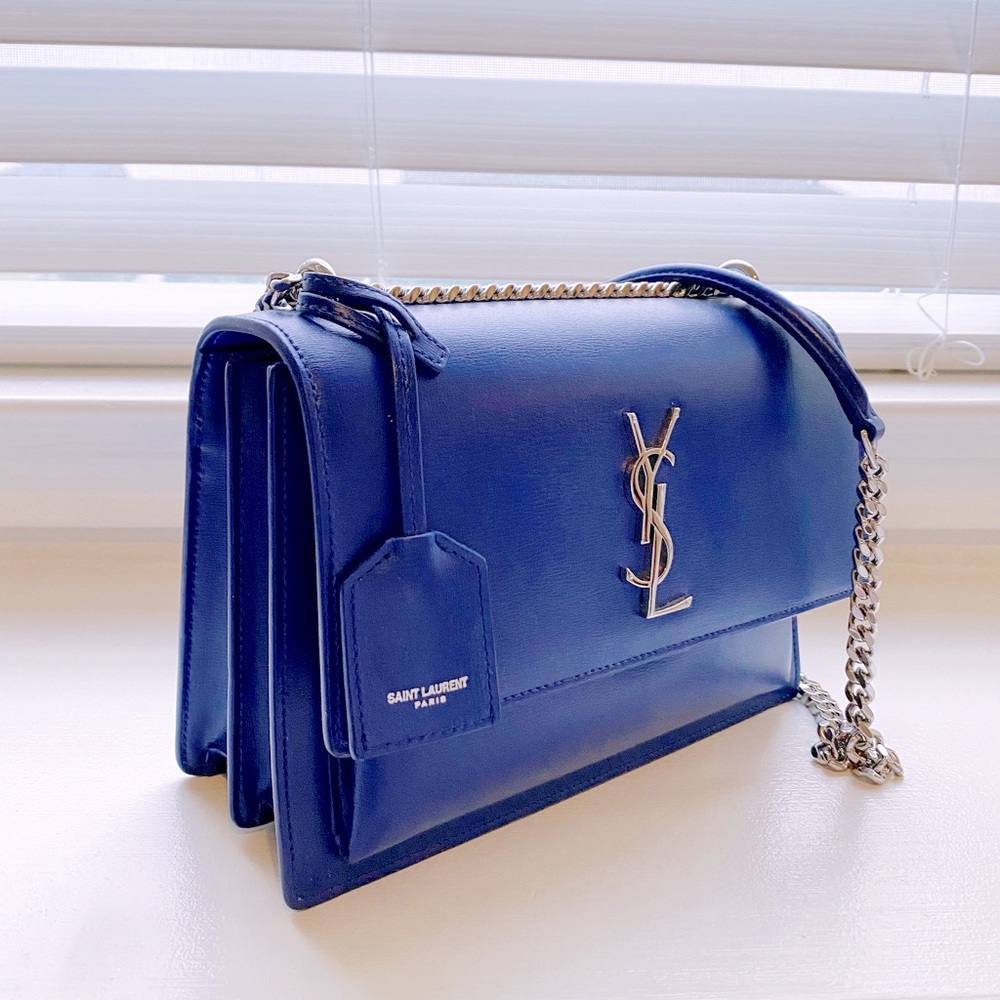 Saint Laurent Sunset Medium Royal Blue